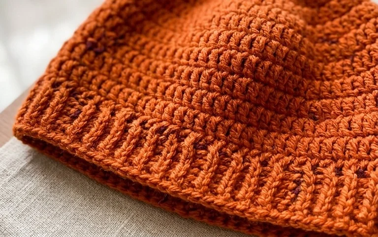 Pumpkins in a Row Crochet Hat - Repeat Crafter Me